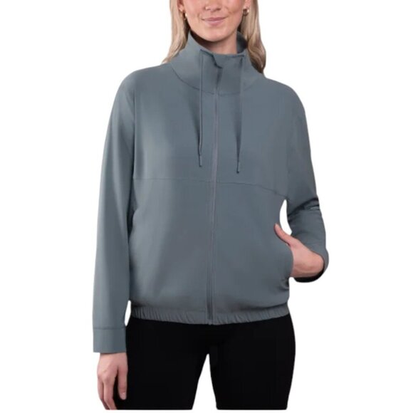 NEW Kirkland Signature Active Full Zip Jacket | Blue - Picture 1 of 8